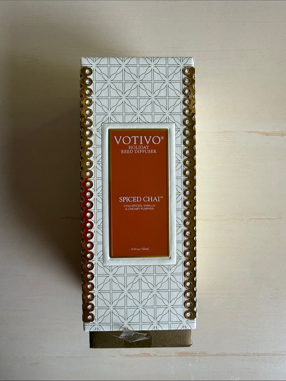 Votivo Spiced Chai reed diffuser